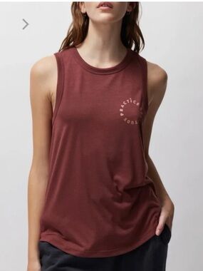 Spiritual Gangster Practice Gratitude  Namaste Women’s  Tank - Burgundy